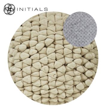 Carpet Pebble Moon White Round