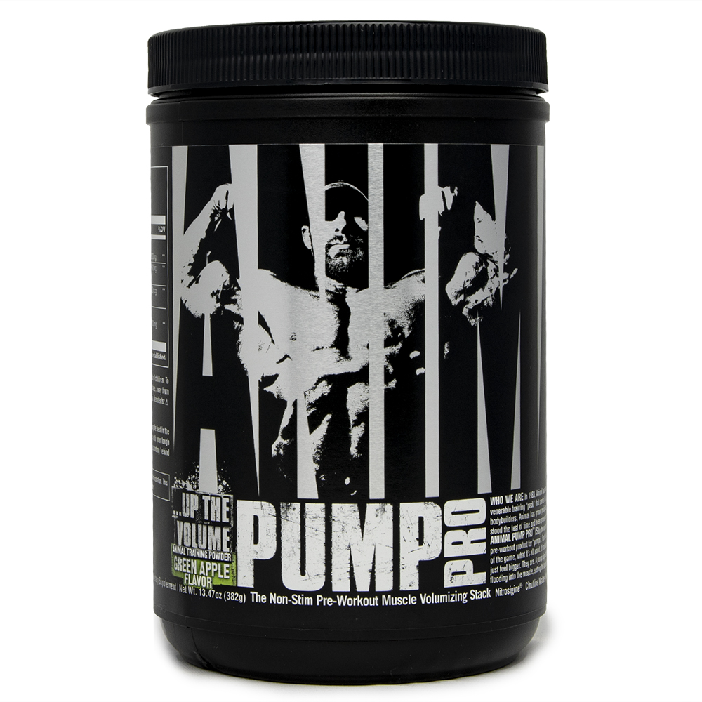 Animal Pump is de Pre Workout voor jouw sportactiviteit. Verkrijgbaar in de smaak Green Apple.