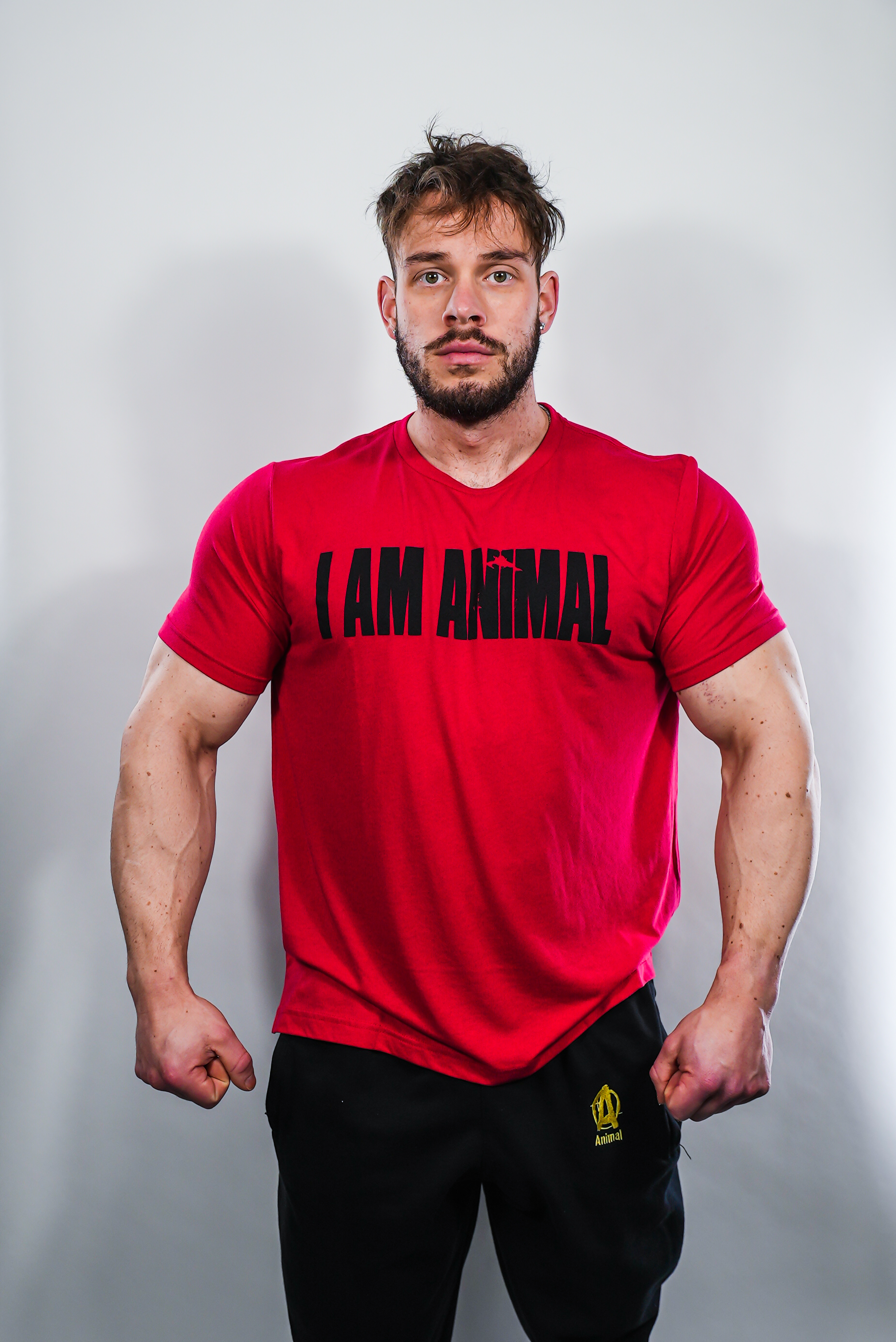 I Am Animal T-shirt Red