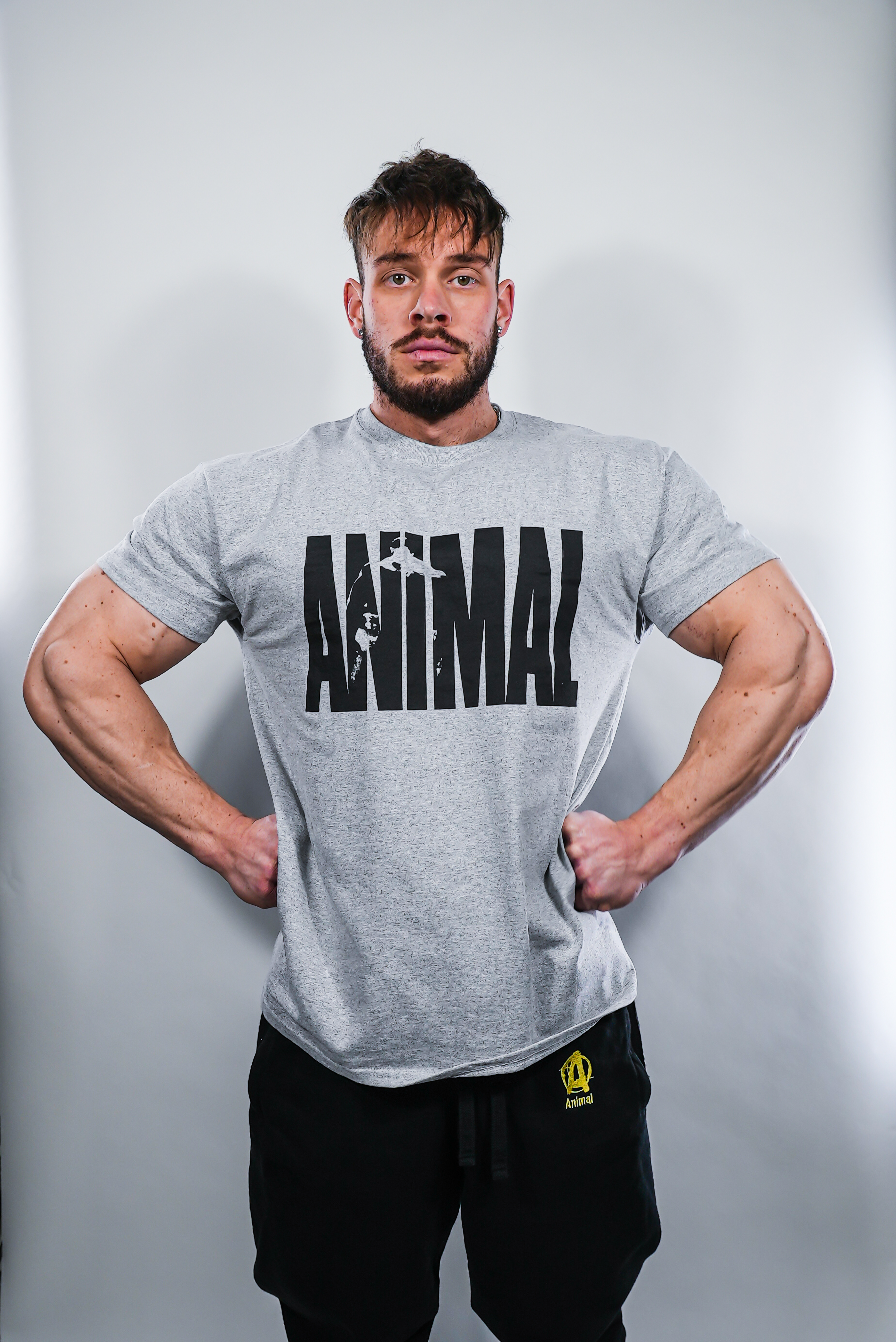 Animal Pak Iconic Grey T-shirt