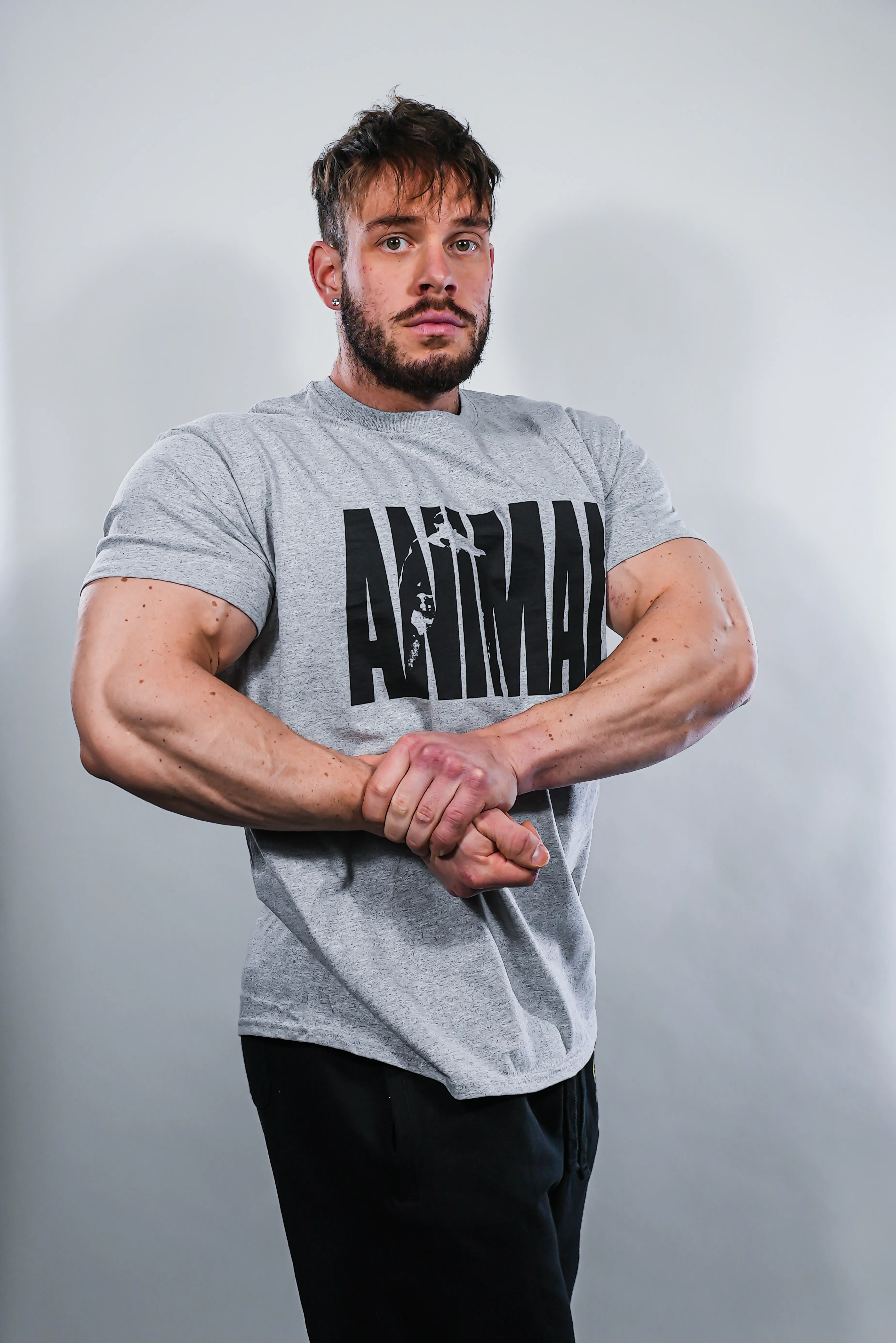 Animal Pak T-Shirt - Grey | Universal Nutrition Europe