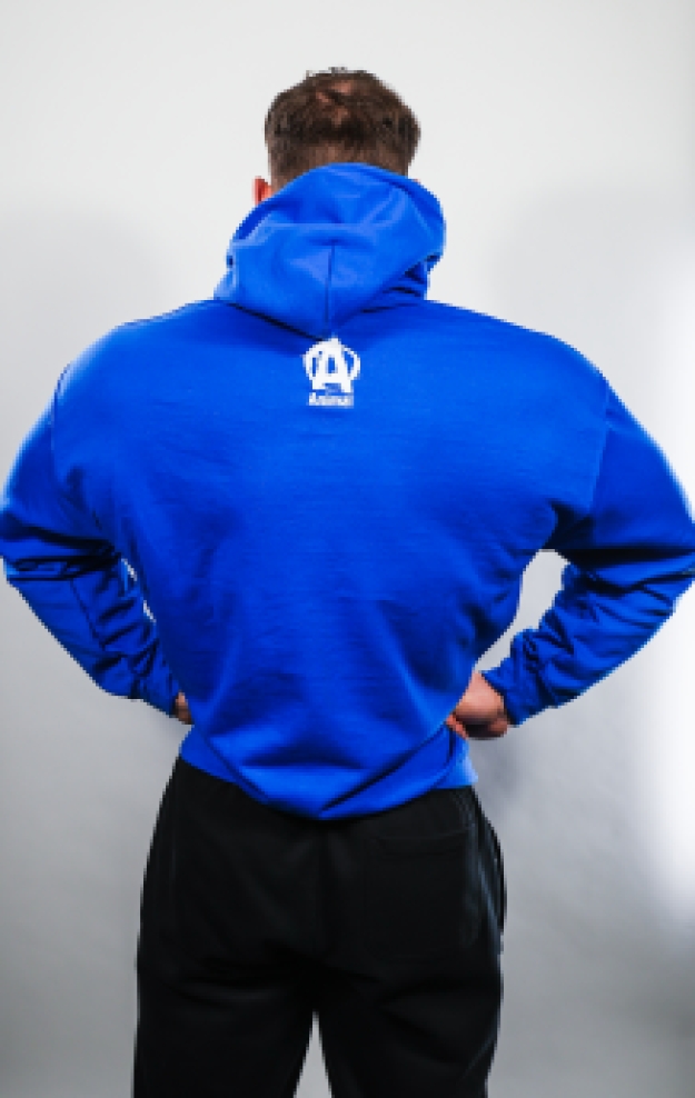 Animal Fury Hooded Sweater - Blue