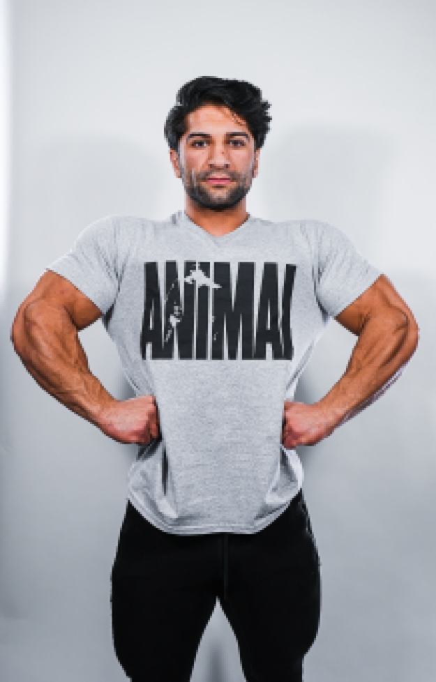 Animal Pak Iconic Grey T-shirt
