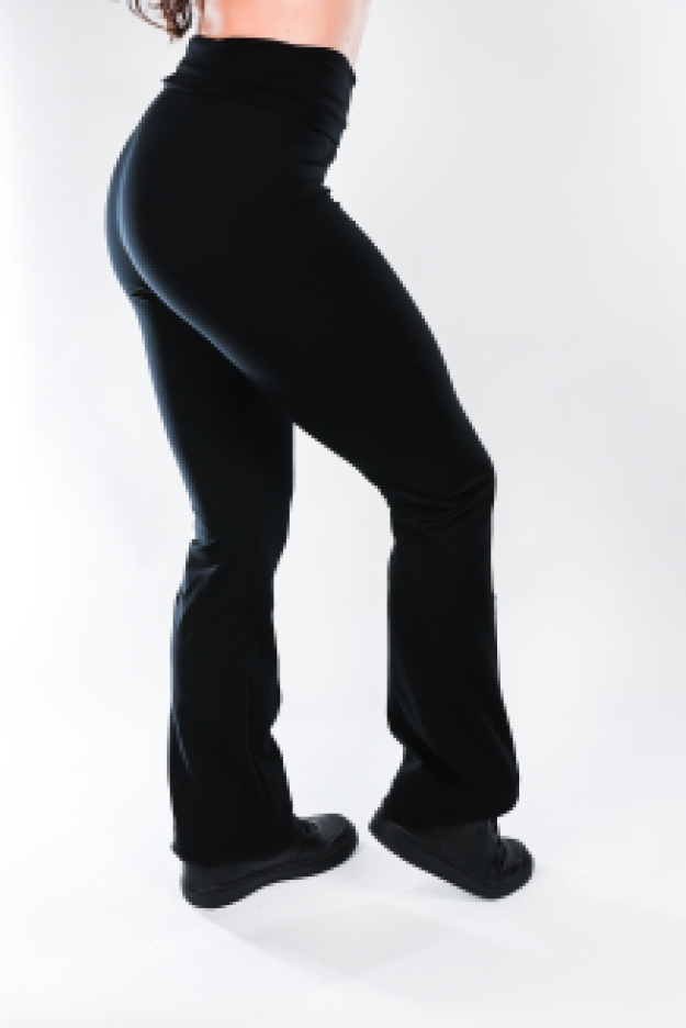 Universal Ladies Flare Pants - Black