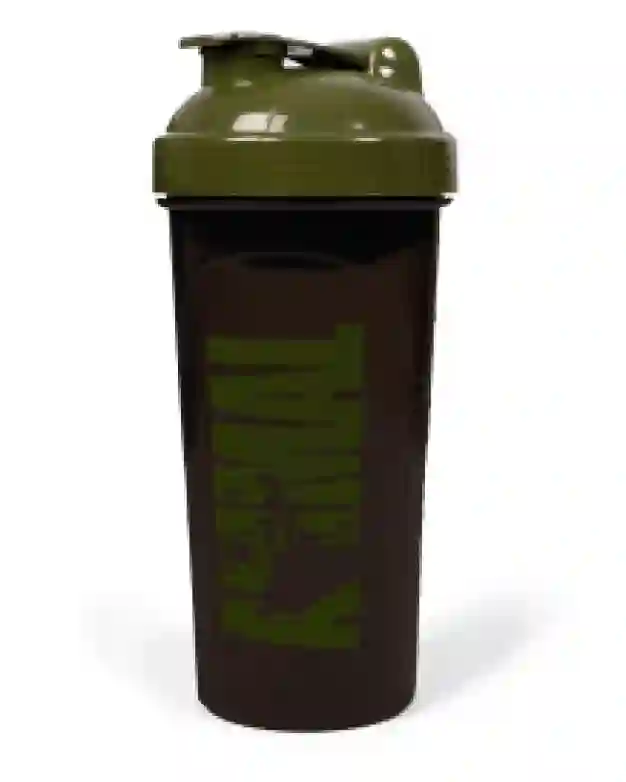 Military Green Whey Iconic Black Shaker