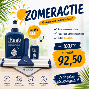 Zomeractie Raamwisserset 32 cm met StarNano doek en rollfix
