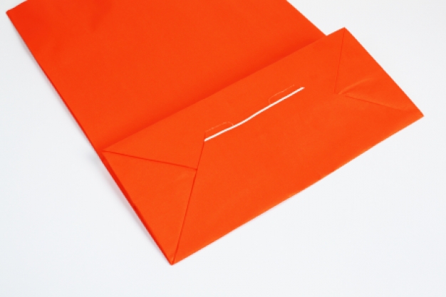 Papiertragetaschen 190 mm x 210 mm Orange
