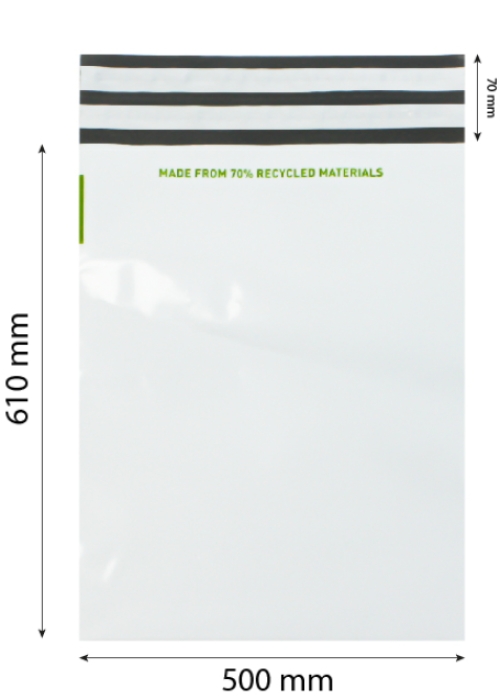 Webshop-Umschlag 500 mm x 610 mm weiß