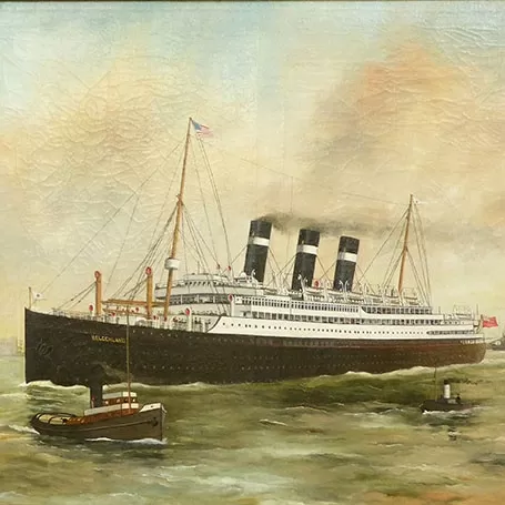 Kunstwerken met boten paintings with boats