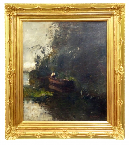 Nederlandse kunstschilder Derk D. Meeles Nederlandse kunstschilder Derk D. Meeles