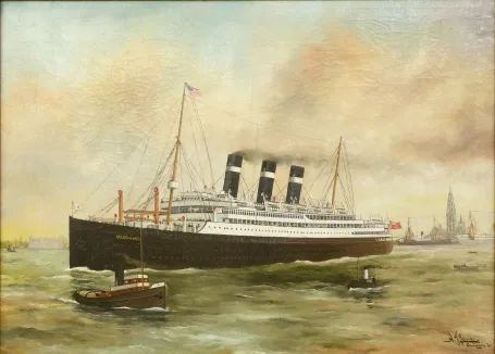 Painter of ships A.J. Jansen Painter of ships A.J. Jansen