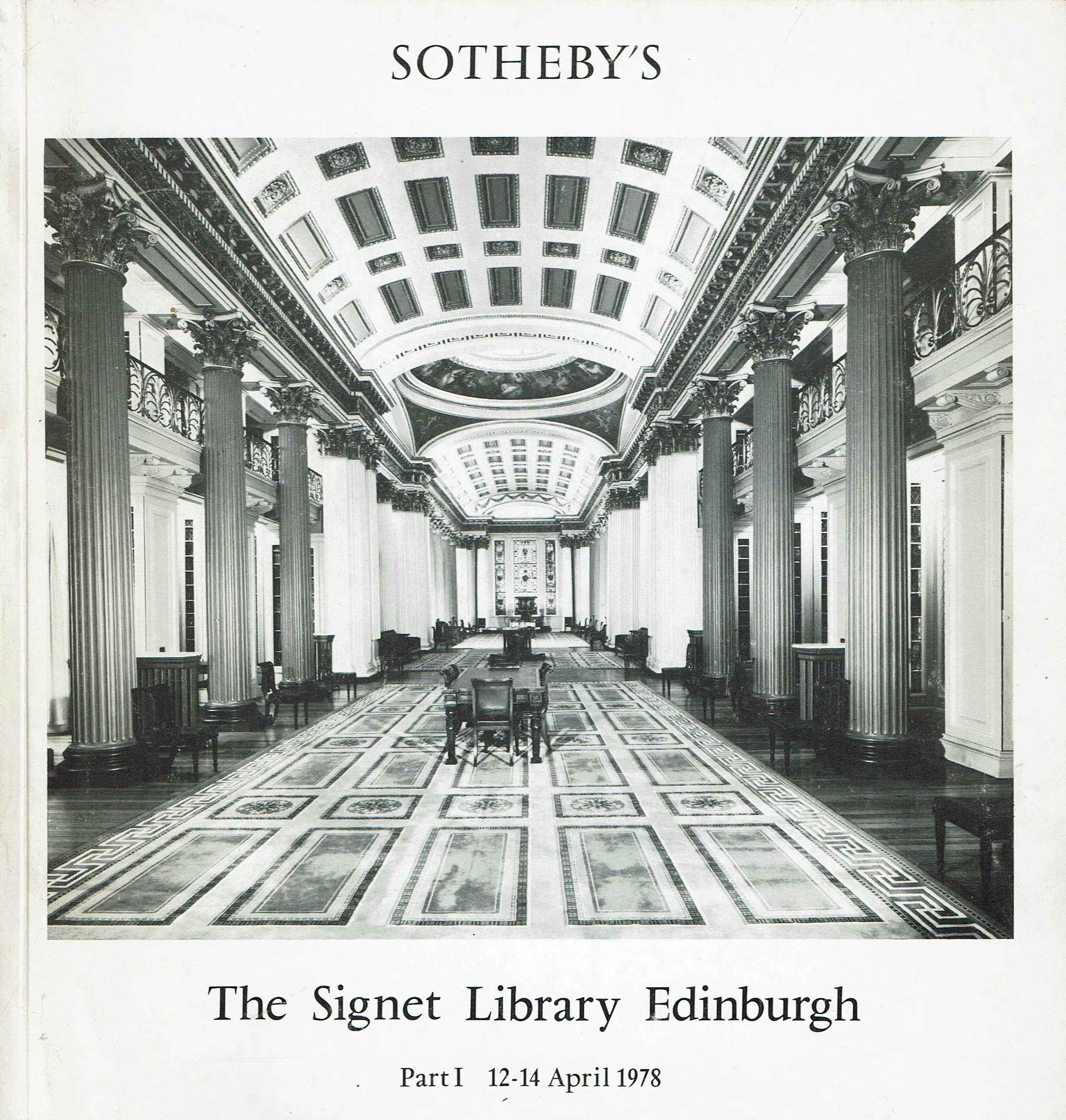 Signature Library Edinburgh 931. The Signet Library Edinburgh - Belgische kunstgalerij