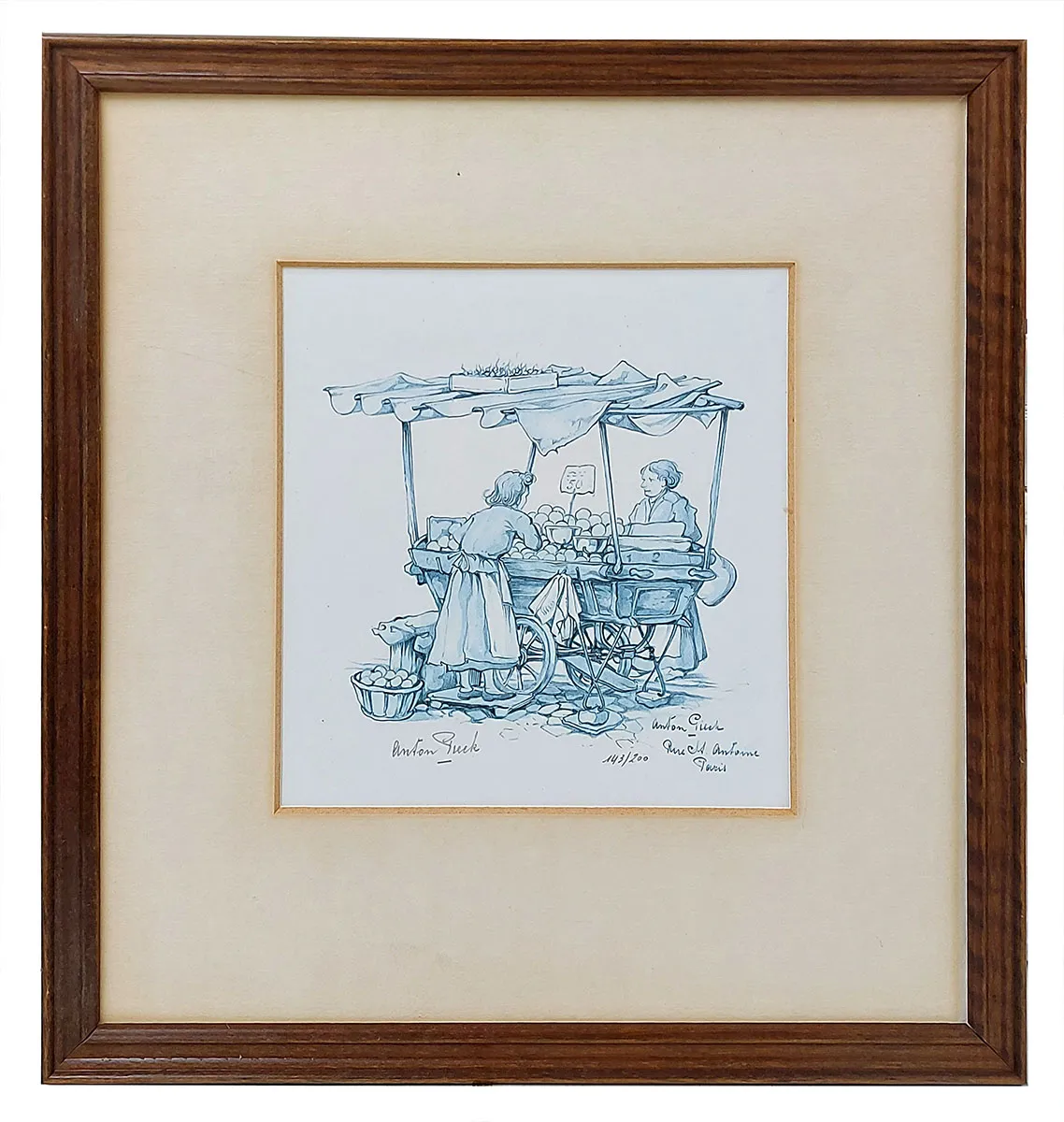Buy a lithograph by the Dutch artist Anton Pieck