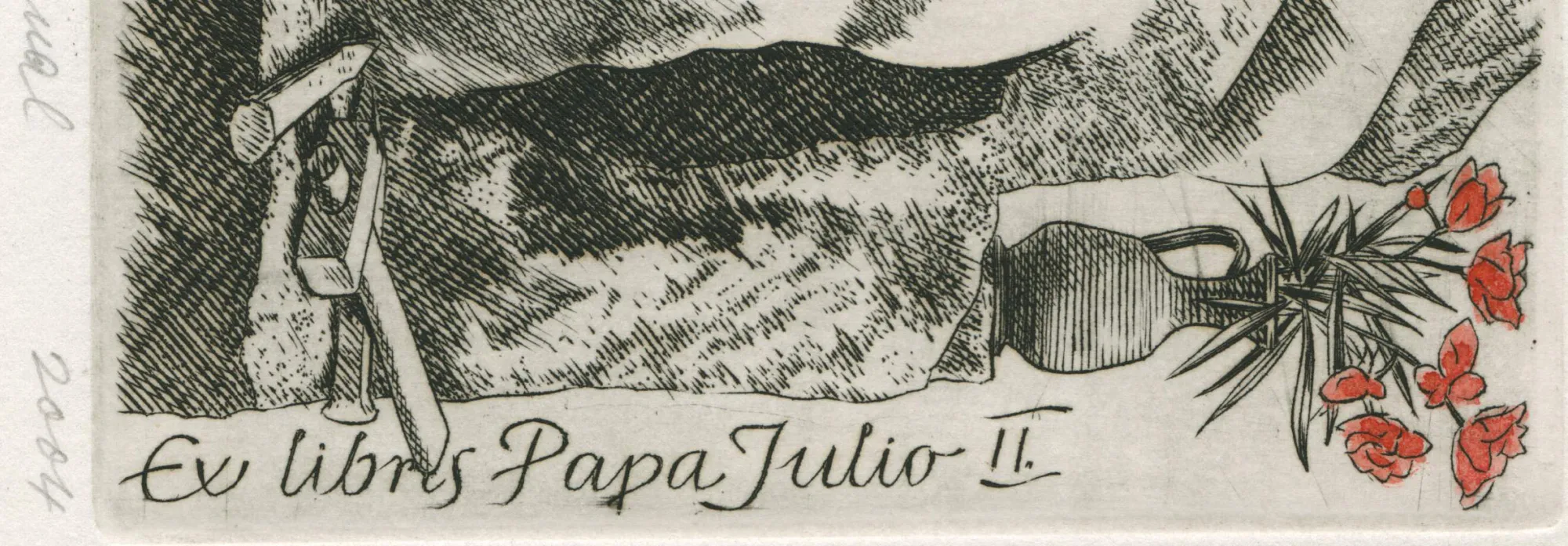 Ex-Libris Julio Salvaneffa – Gravure Ancienne, Pièce Unique Pour Bibliophile