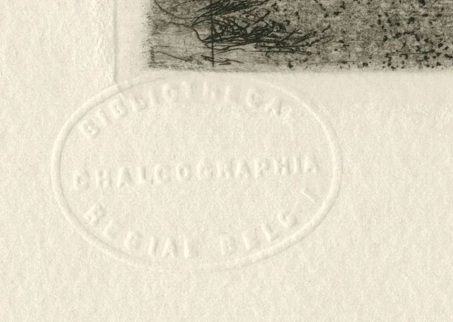 Ets van de Brusselse kunstenaar, etser Jef Codron kopen