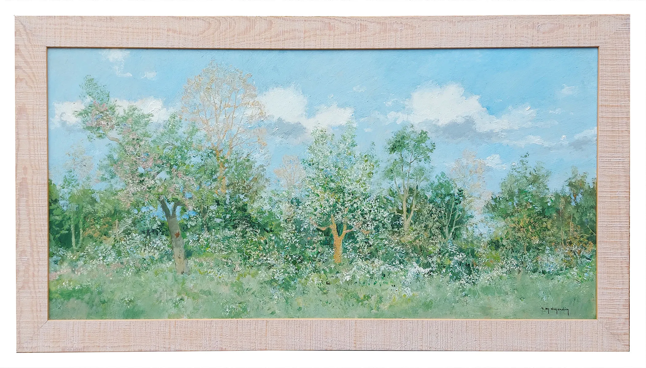 Acheter une peinture à l'huile de l'artiste belge René Dujardin