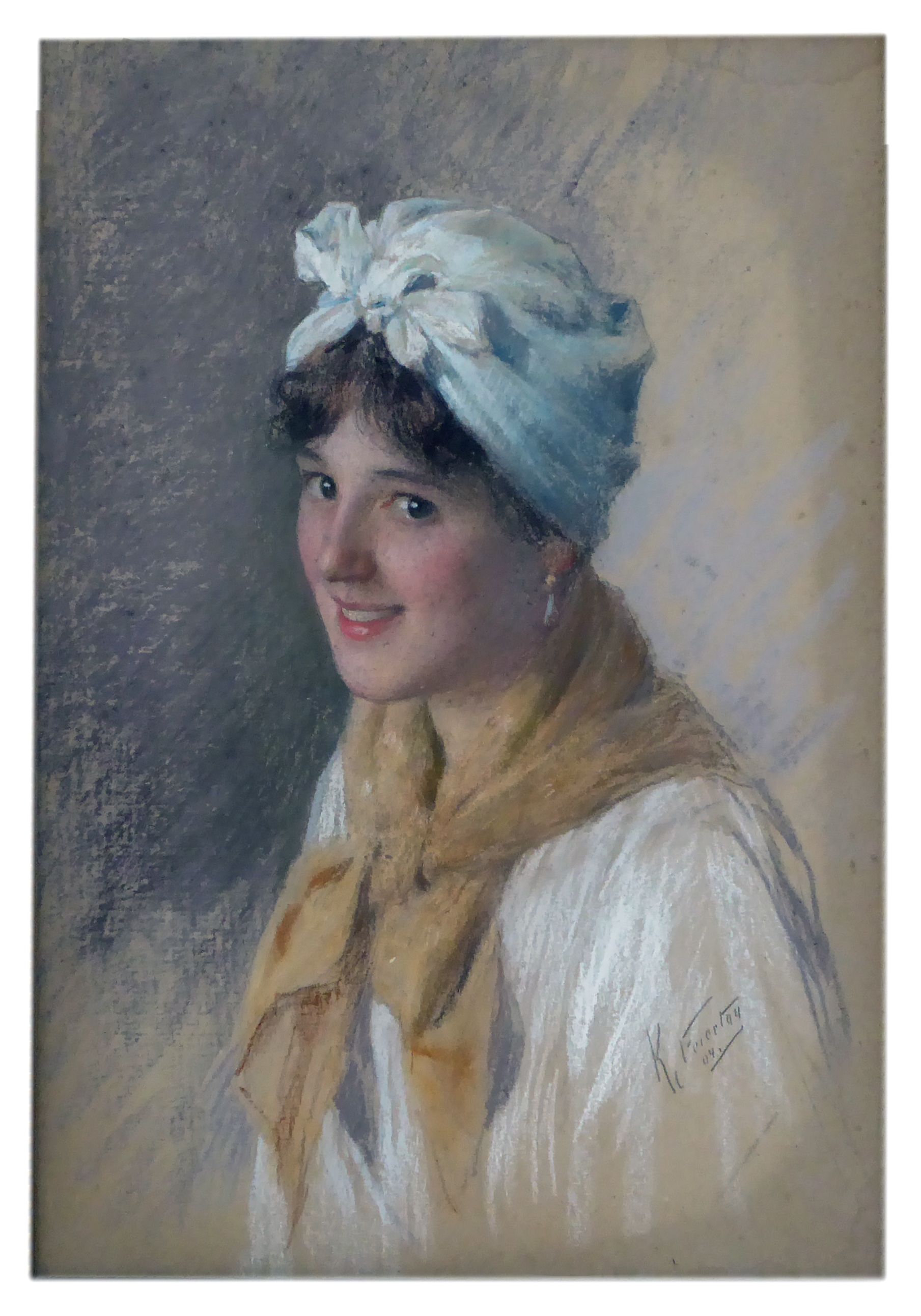 Lady with scarf EL 13