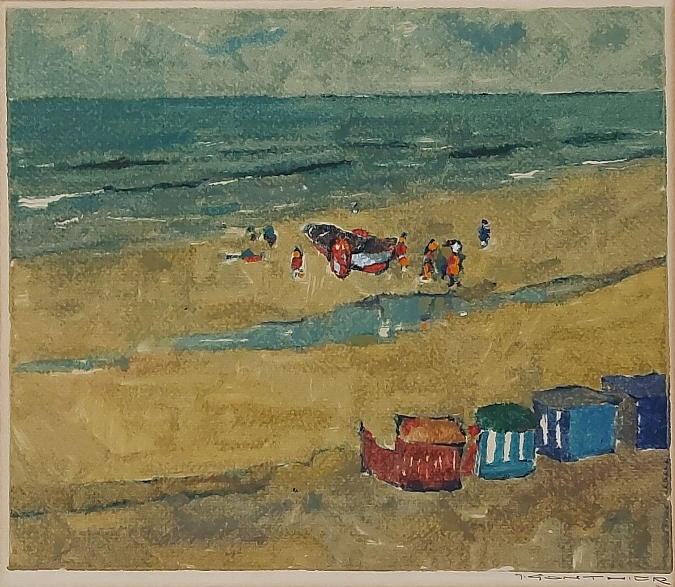 De Belgische kunstenaar Jules Gonthier