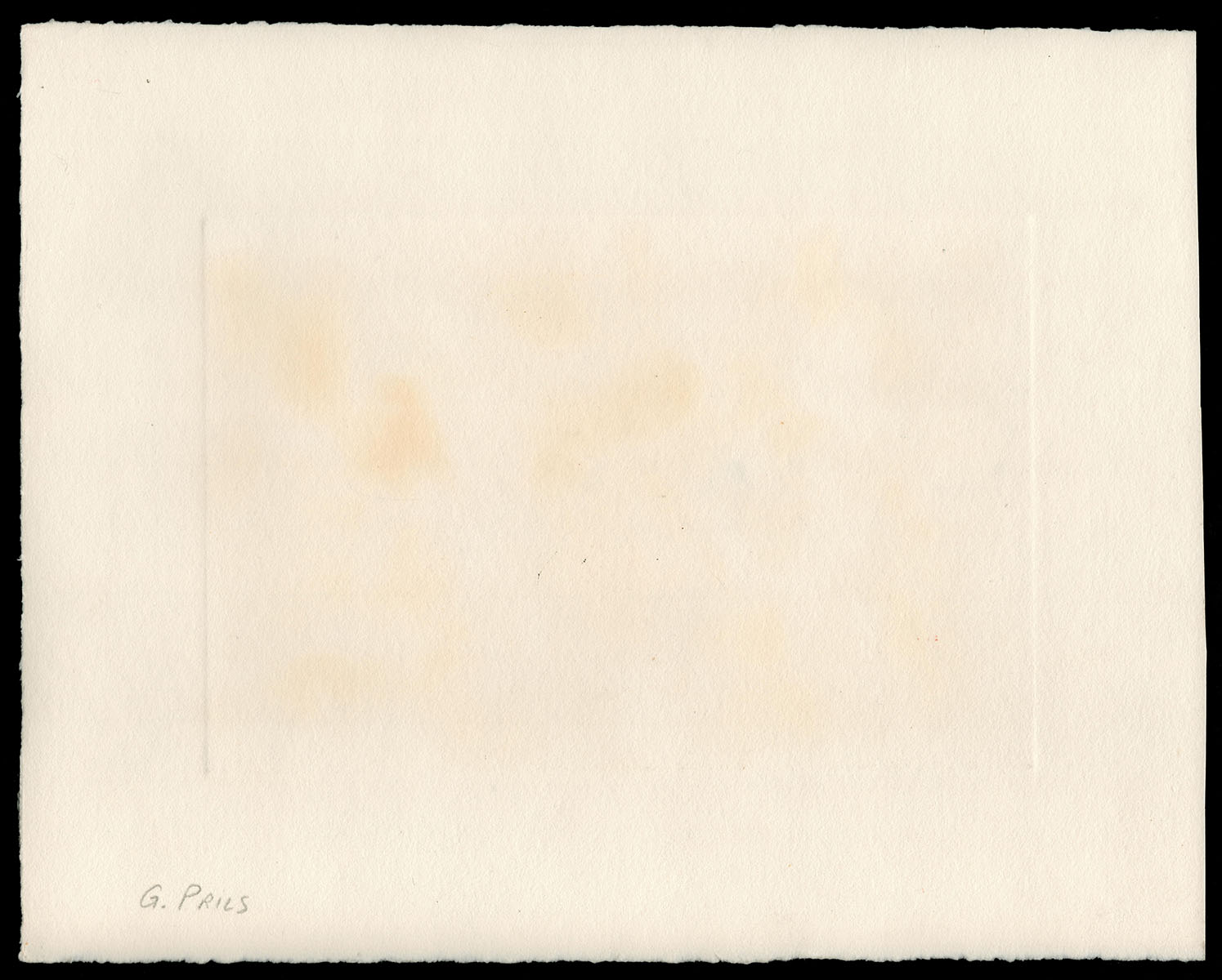 Monotype, kunstwerkje van G. Prils