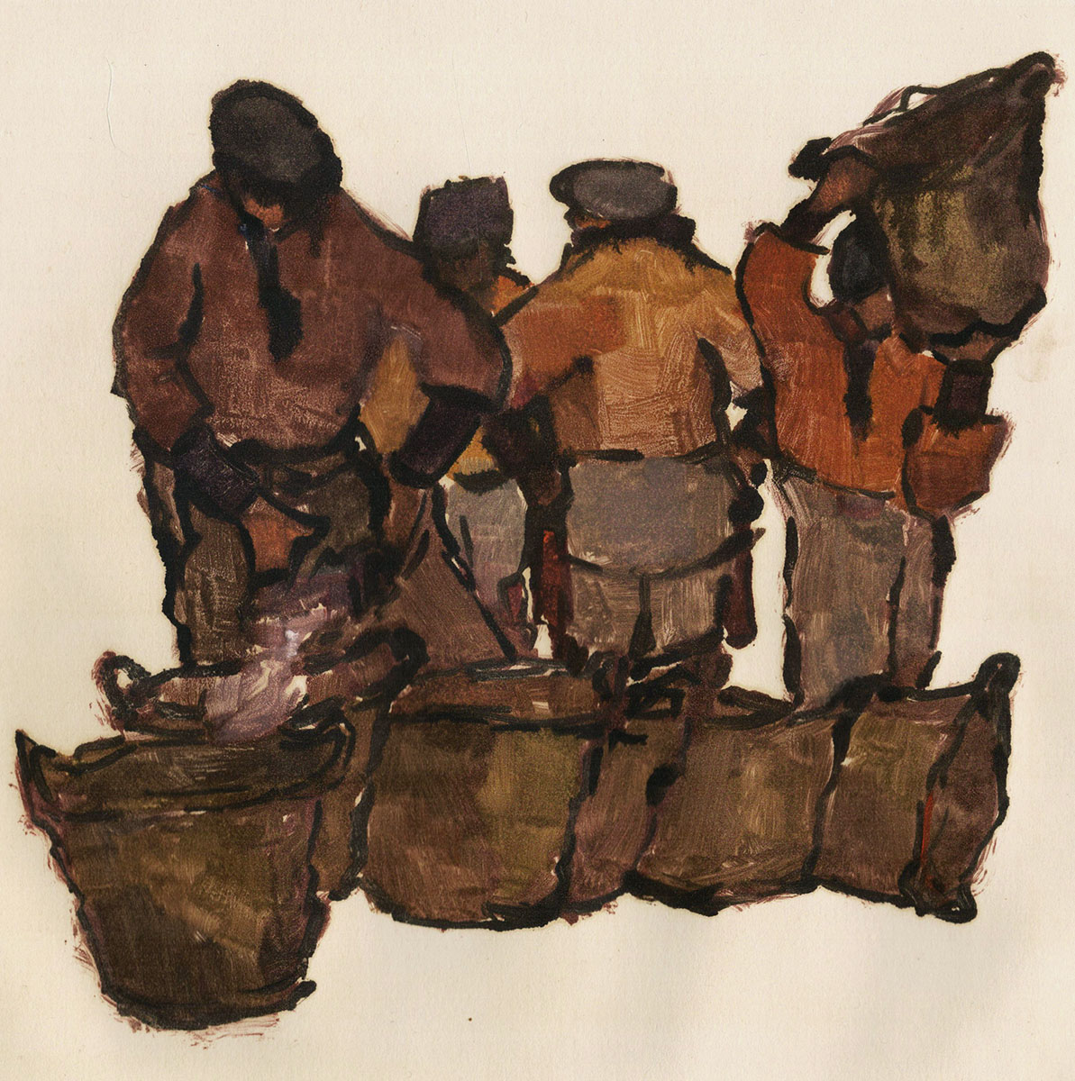 De Belgische kunstenaar Jules Gonthier