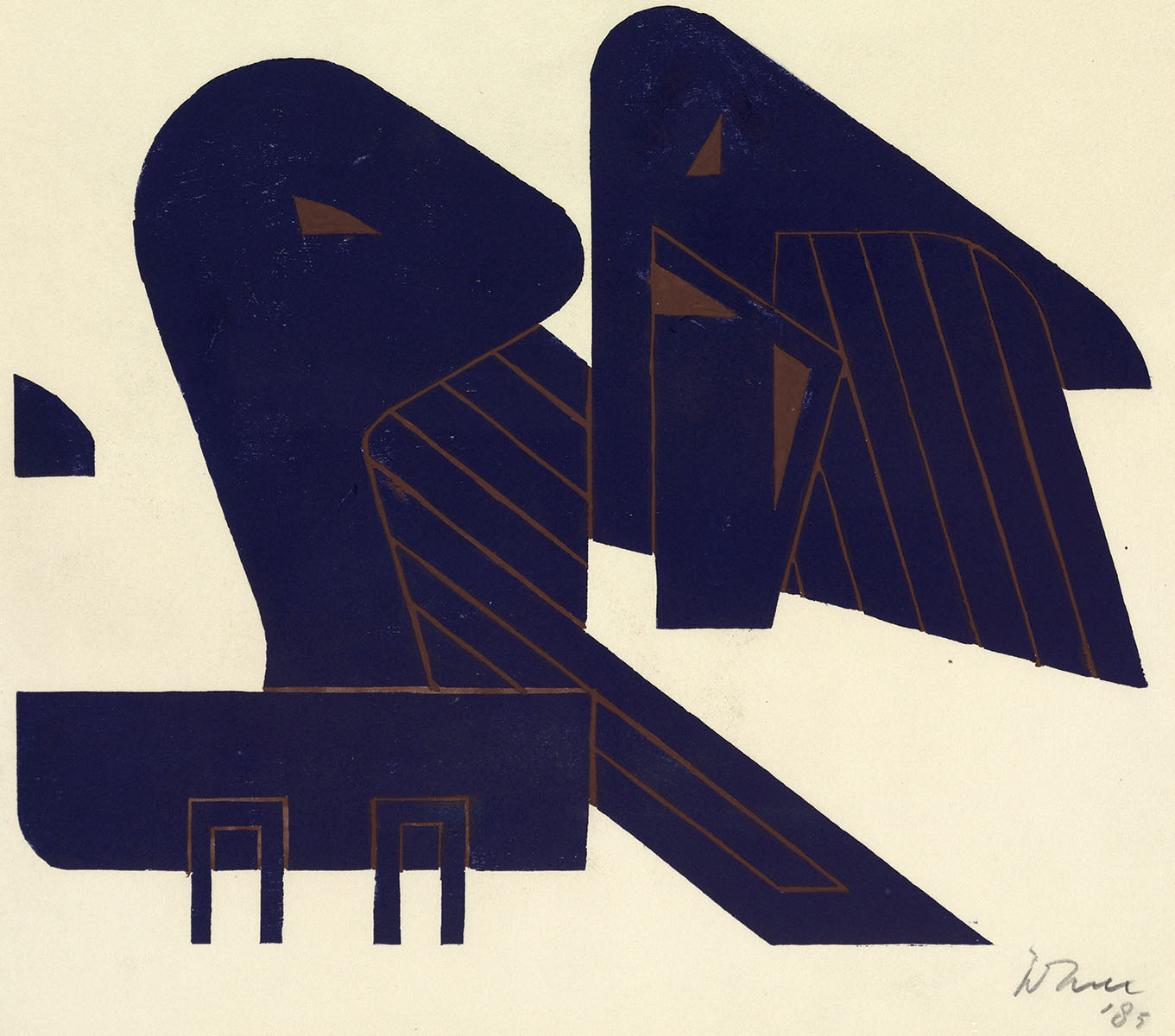 Abstracte kunst van Jan van der Zee