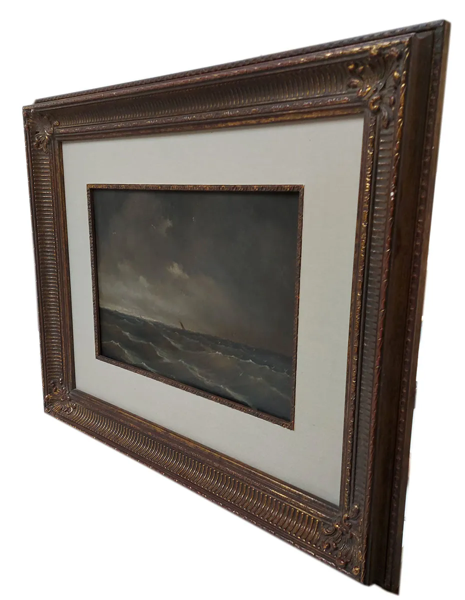 Zeezicht van de Antwerpse kunstenaar Jos Schippers uit 1928