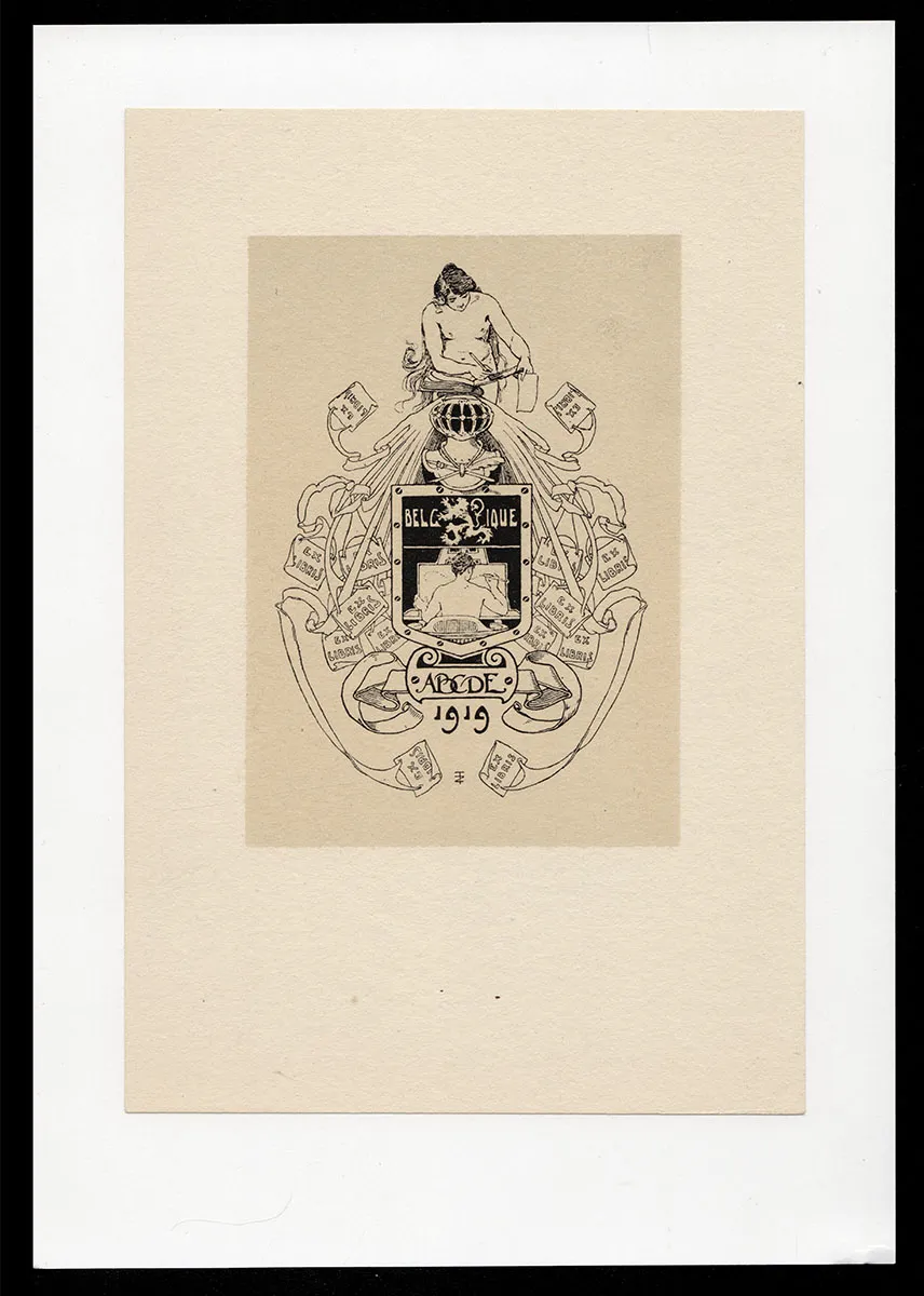 Buy ex libris of the Belgian artist Louis Titz