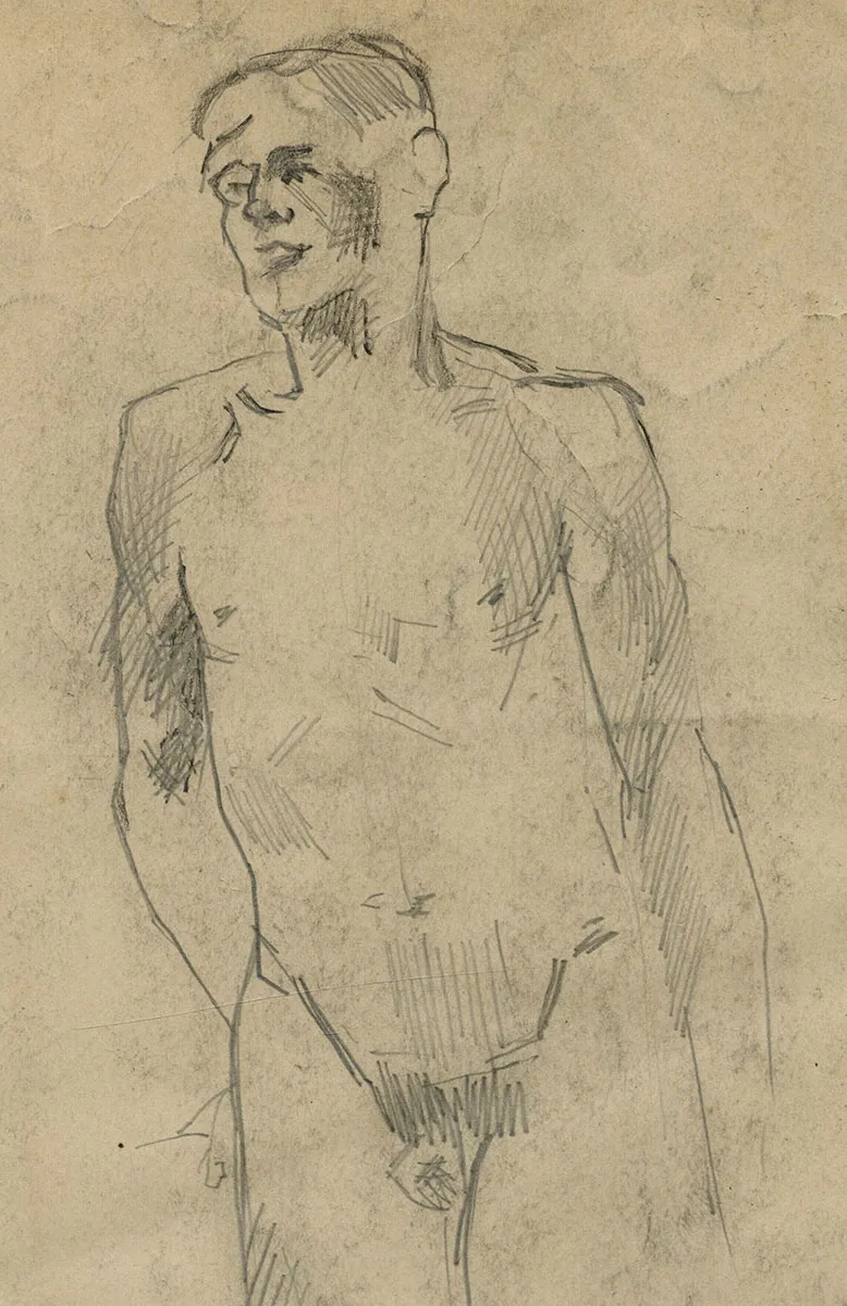 Buy a drawing by the Belgian artist Lucien van der Borcht