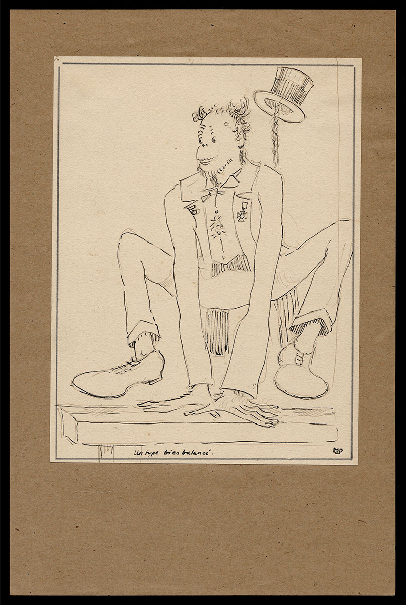 Pentekening van Maurice Pauwaert