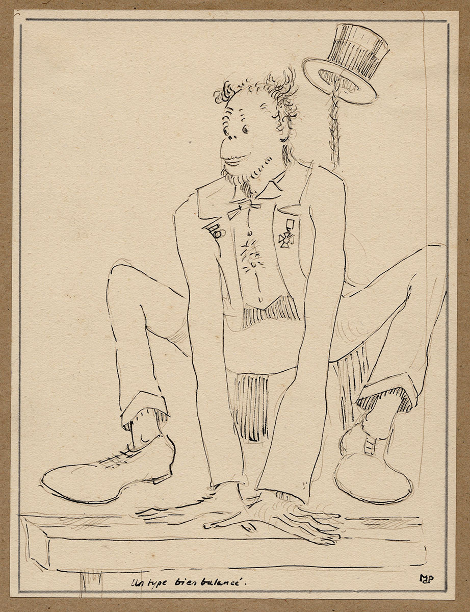Grafisch kunstwerk van de Belgische kunstenaar Maurice Pauwaert