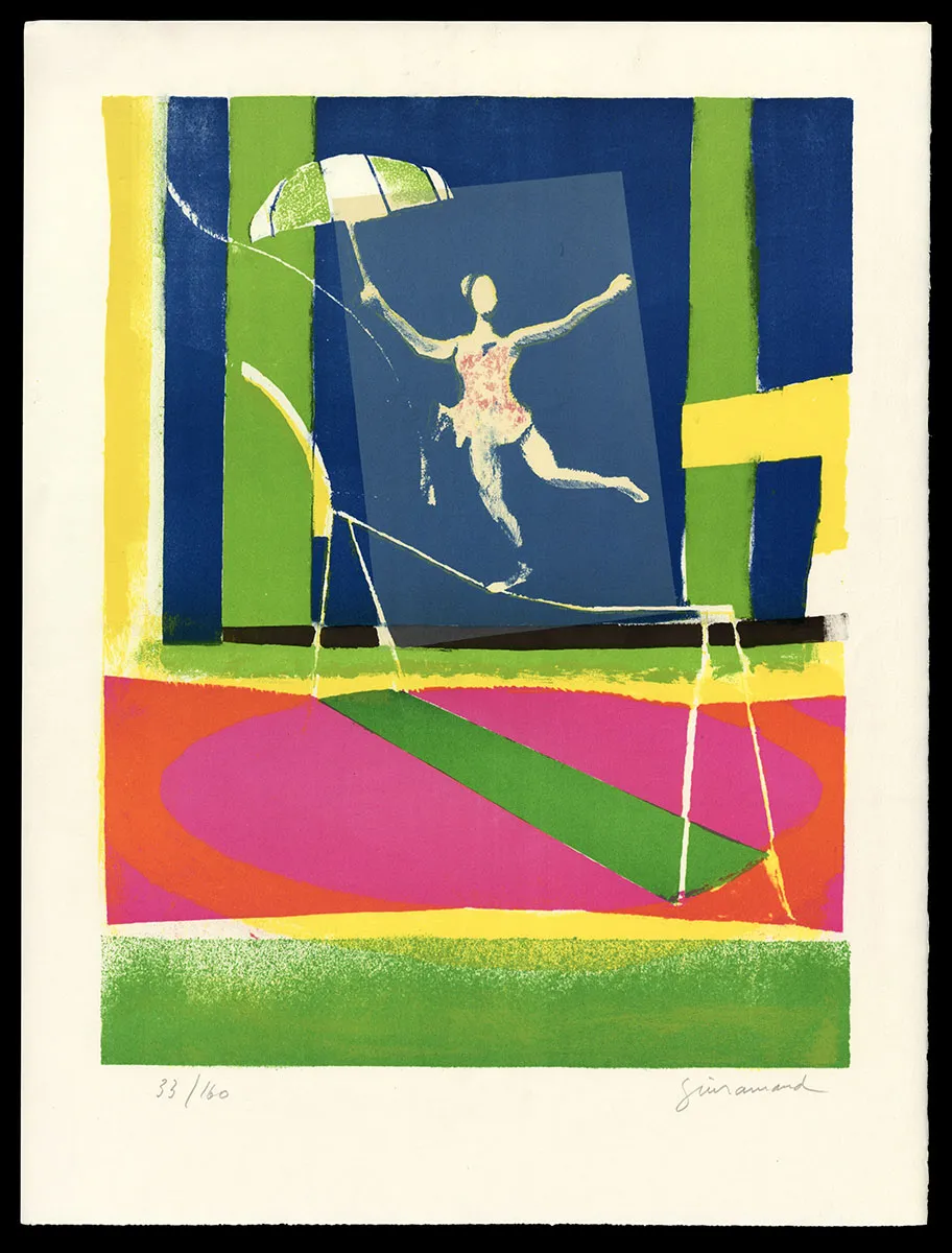 Buy lithograph by the French artist, graphic artist Paul Guiramand