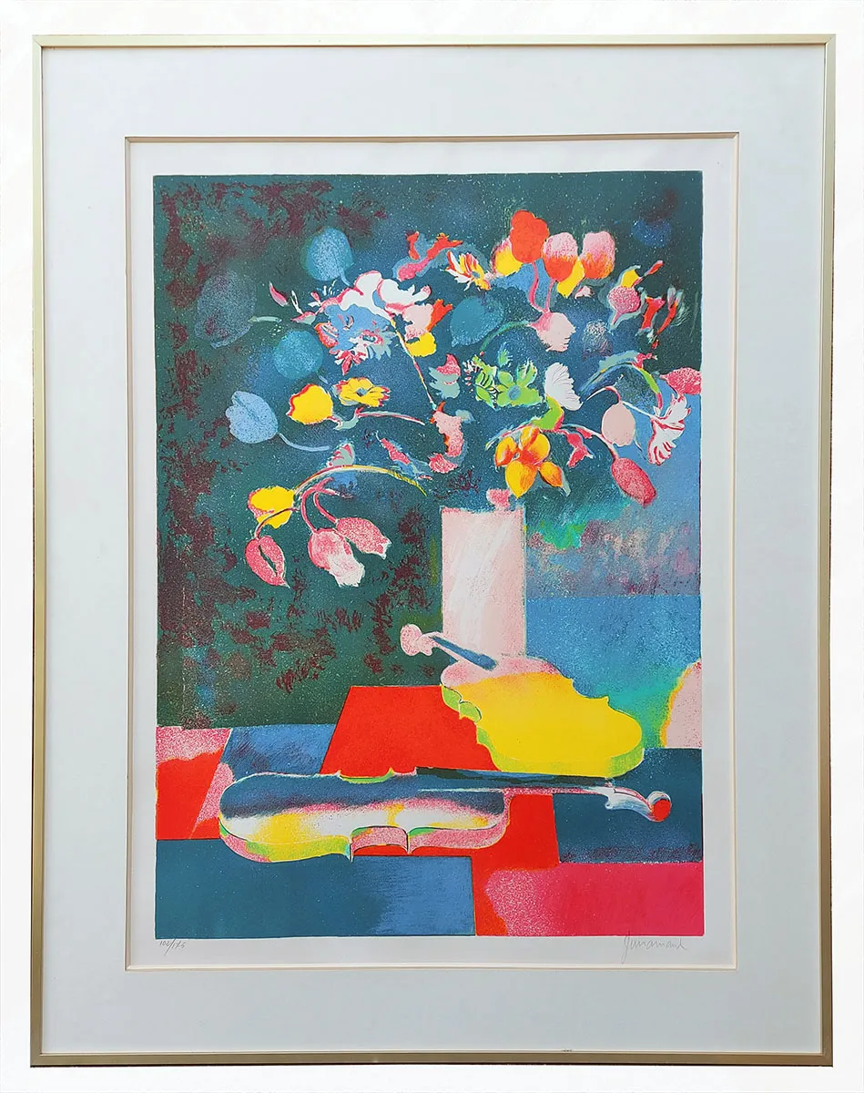 Buy lithograph by the French artist, graphic artist Paul Guiramand