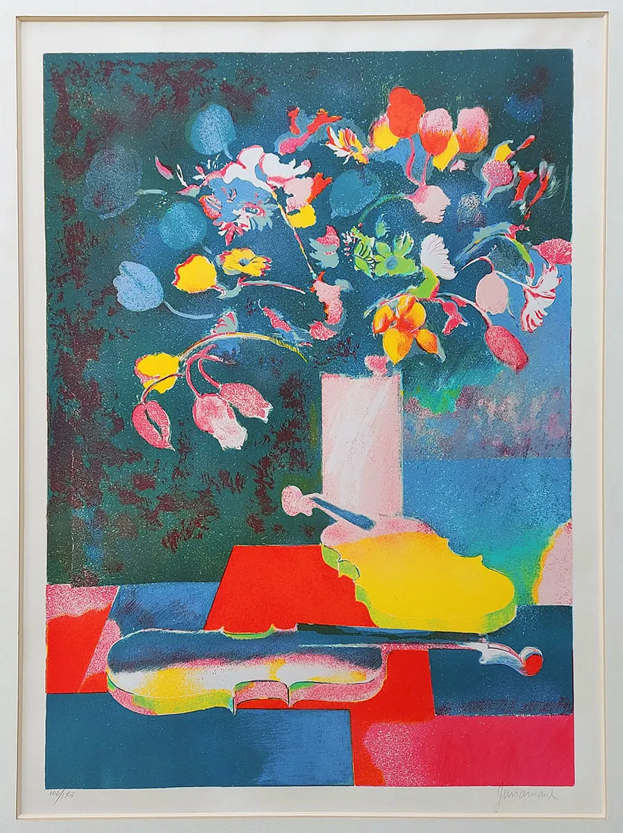 Buy lithograph by the French artist, graphic artist Paul Guiramand