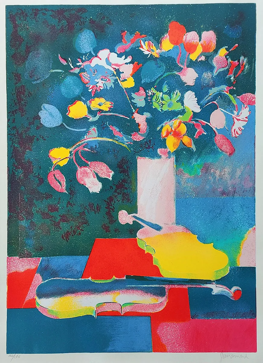 Lithograph de Paul Guiramand, Untitled on Amorosart GUIRAMAND Paul