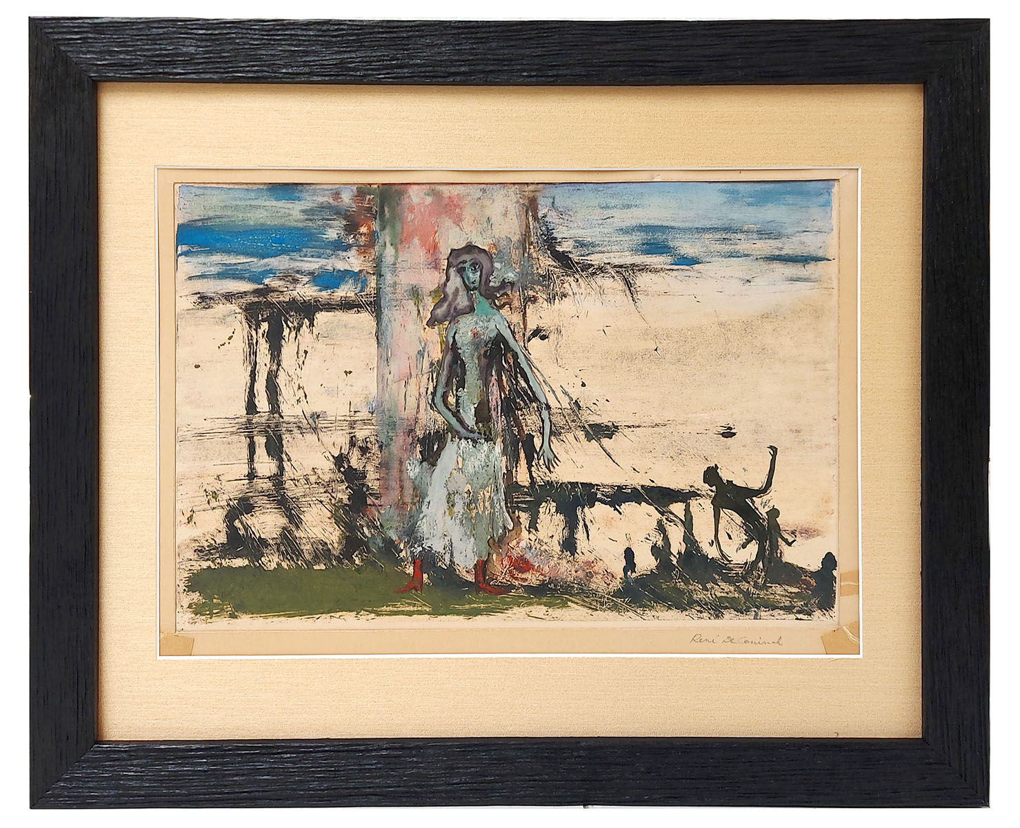 Monotype van de Belgische kunstenaar René De Coninck kopen