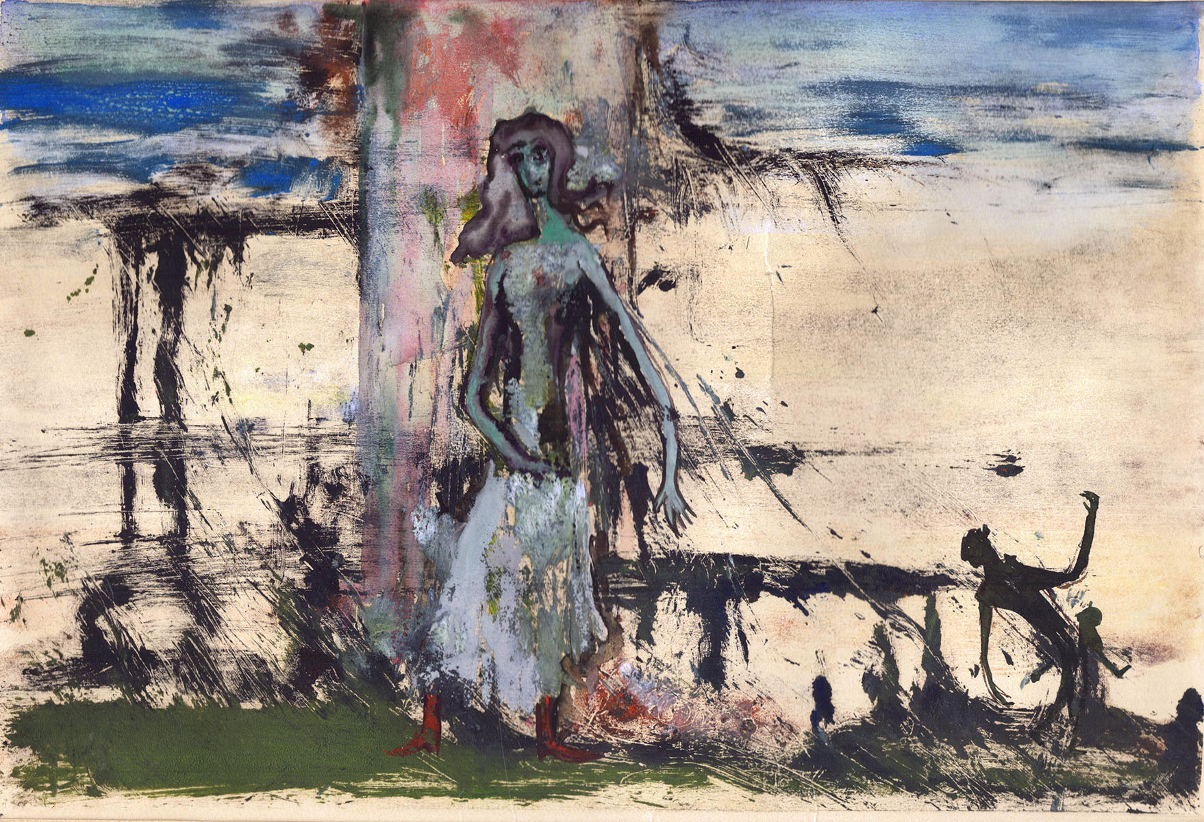 Grafisch werk van R. De Coninck, een monotype