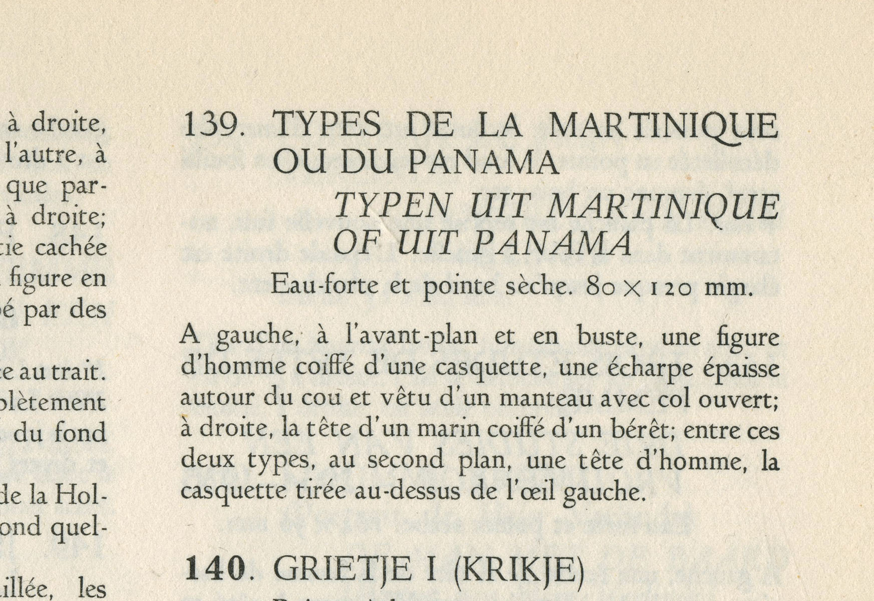 Typen uit Martinique of uit Panama