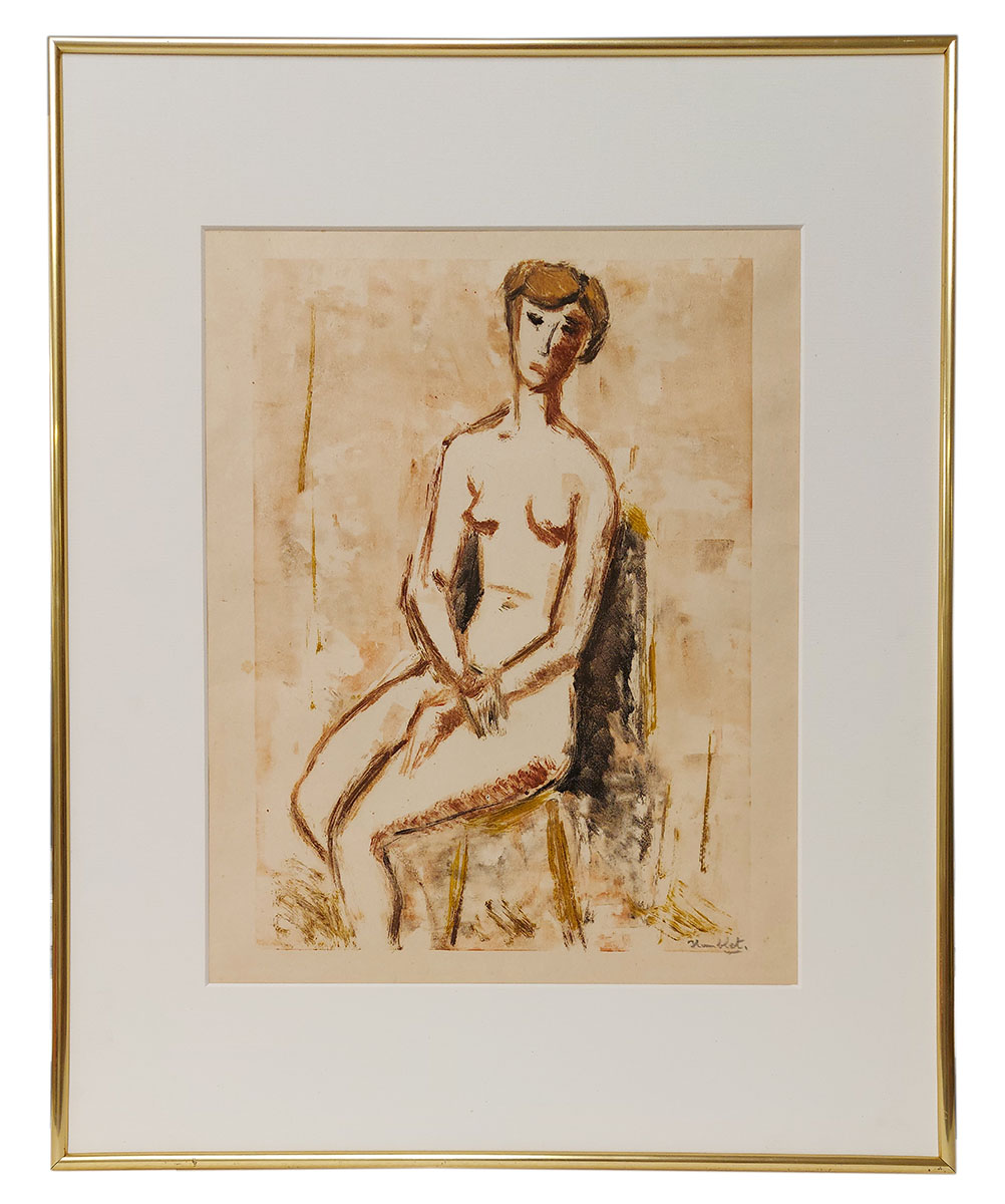 Monotype Belgische kunstenaar Theo Humblet