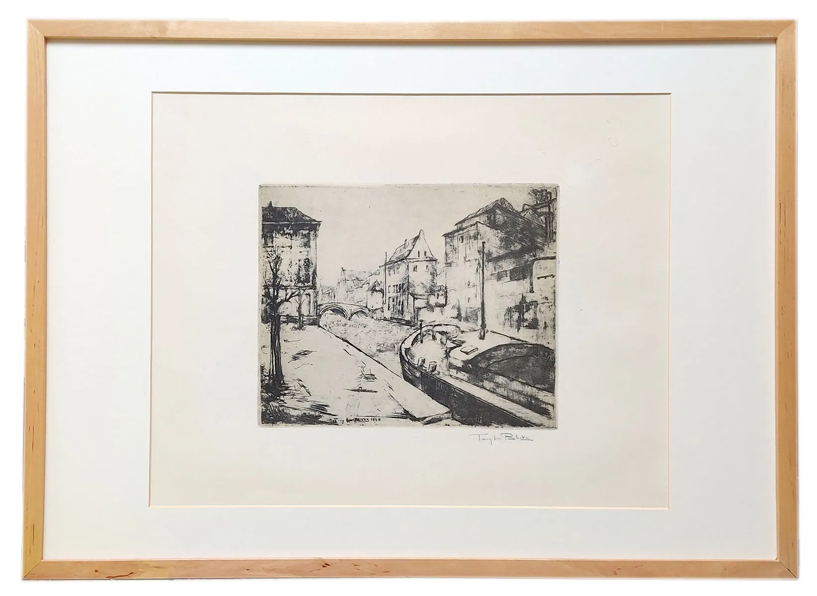 Buy an etching of Mechelen by the Mechelen artist Blickx Tony-Luc