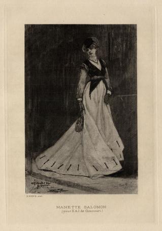 Félicien Rops met een heliogravure uit 1924