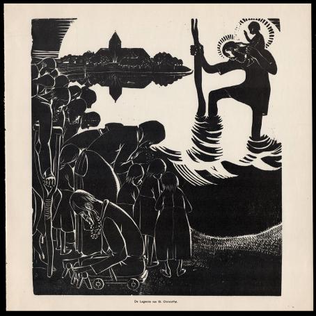 Linosnede van Jan Frans Cantré kopen