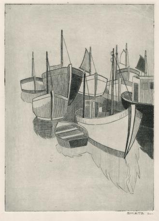 Grafisch kunstwerk van L. Smets