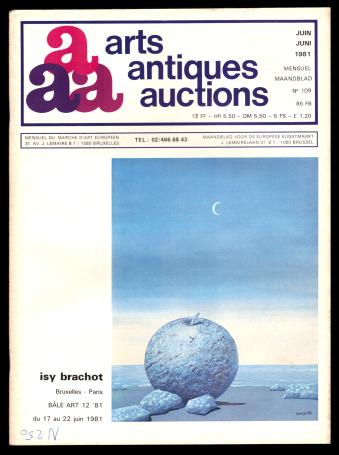 arts antiques auctions  mensuel maandblad 109