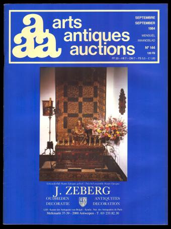 arts antiques auctions  mensuel maandblad 144