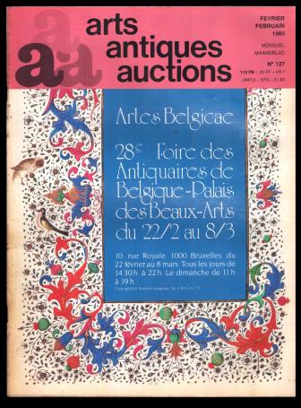 arts antiques auctions  mensuel maandblad 127