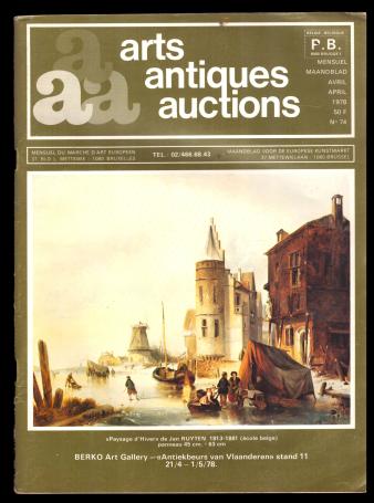 arts antiques auctions  mensuel maandblad 74