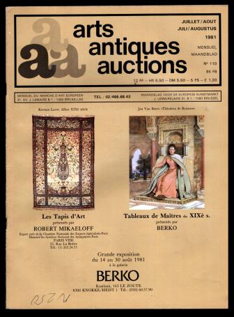 arts antiques auctions  mensuel maandblad 110