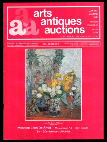arts antiques auctions mensuel maandblad 104