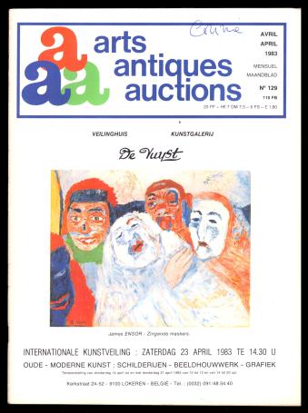 arts antiques auctions mensuel maandblad 129