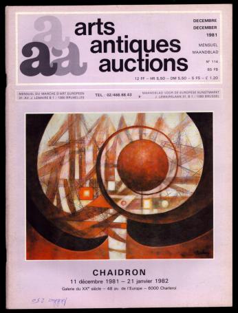 arts antiques auctions mensuel maandblad 114